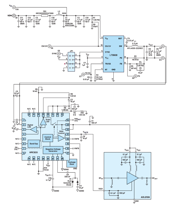 偏置時序全解析:避免pHEMT射頻放大器損壞的關(guān)鍵技巧 偏置時序全解析:避免pHEMT射頻放大器損壞的關(guān)鍵技巧